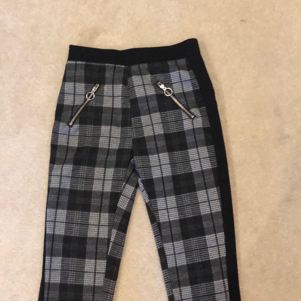 legging school pants plaid